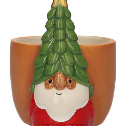 Keramik Übertopf Jolly rot D10.5cm H13cm