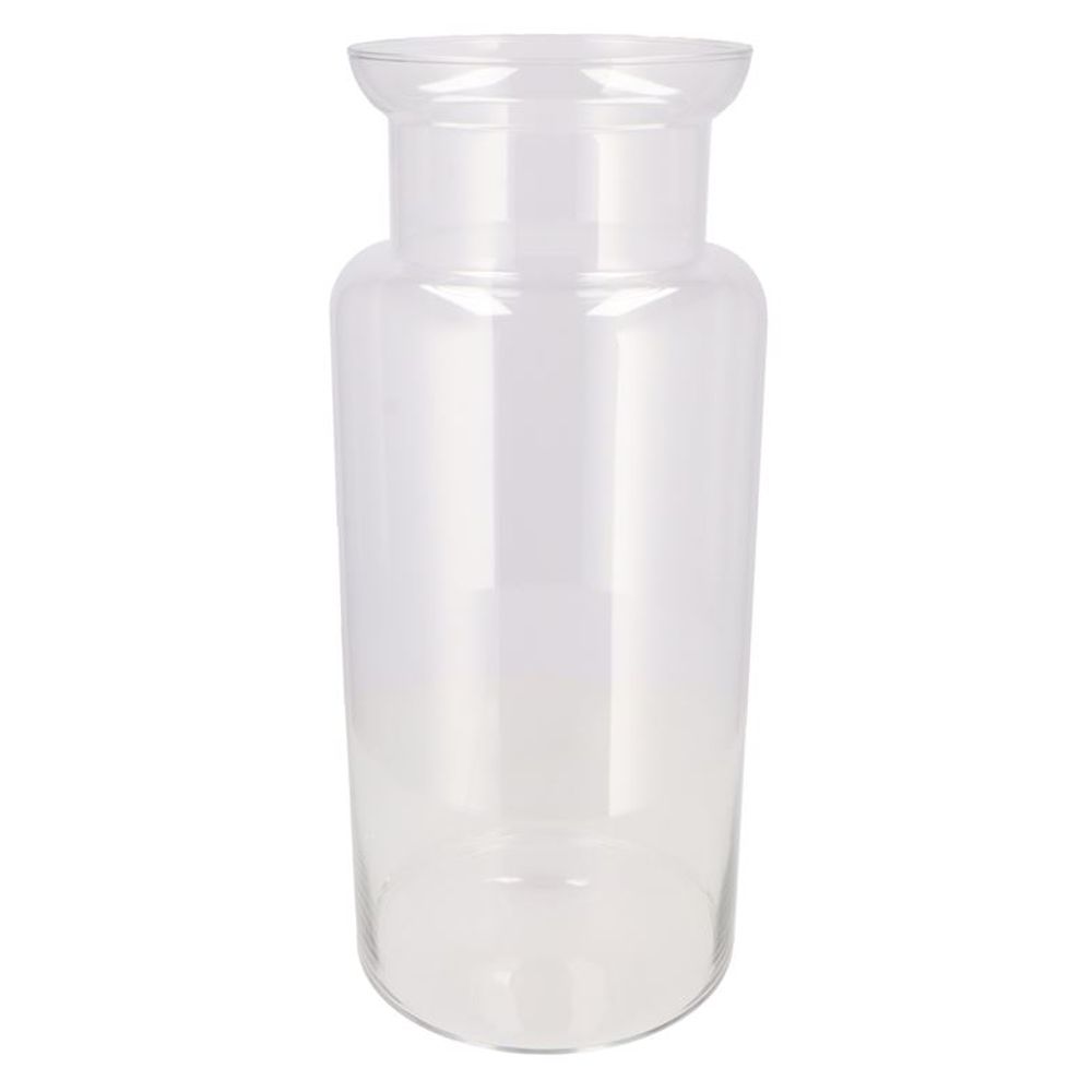 Glas Vase Milchkanne Mouthblown D55cm H24cm