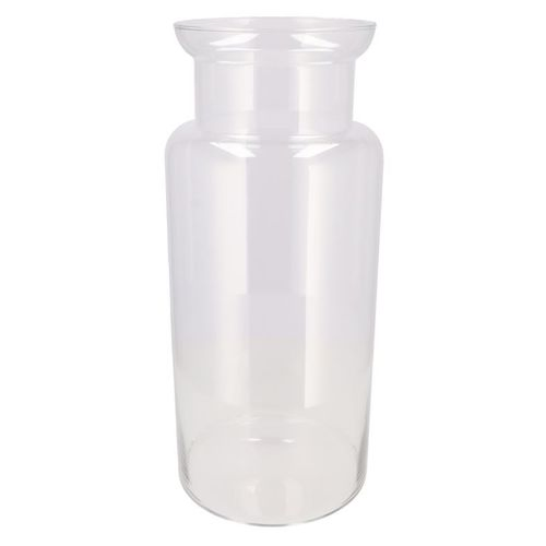Glas Vase Milchkanne Mouthblown D55cm H24cm