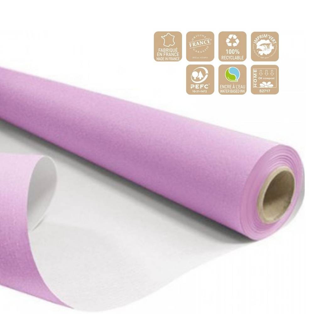 Papier Rolle 80cm lila 40m 60g