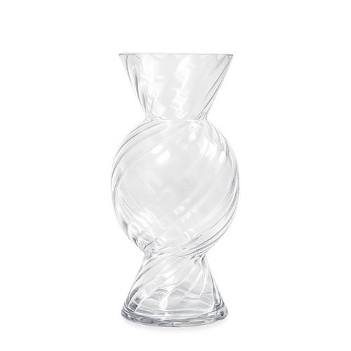 Glas Vase Candy D09/12cm H22cm