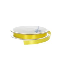 Band Satin gelb 10mm 25m