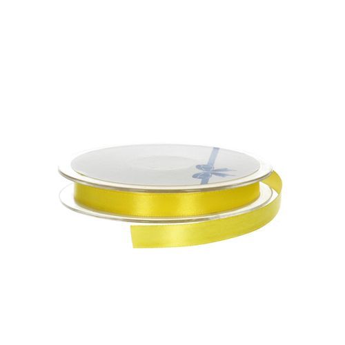 Band Satin gelb 10mm 25m