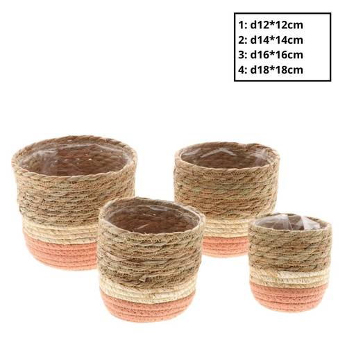 Korb Nora rosa 4/Set D18cm H18cm