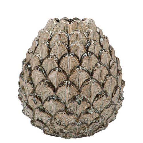 Keramik Vase Tannenzapfen 23x24cm