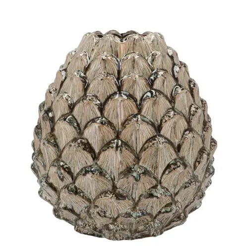 Keramik Vase Tannenzapfen 23x24cm