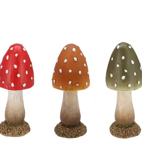 Deko Pilz Wonderland mix 06x06x16cm