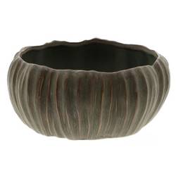 Keramik Schale Chalise dunkel grün D19.5cm H09cm