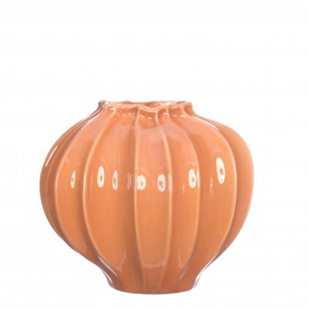 Keramik Vase Liva lachs D20cm H20cm