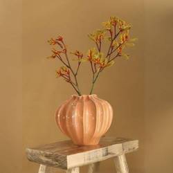 Keramik Vase Liva lachs D20cm H20cm