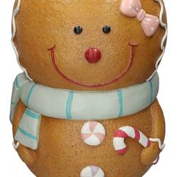 Beistelltisch Lebkuchen braun D38cm H45cm
