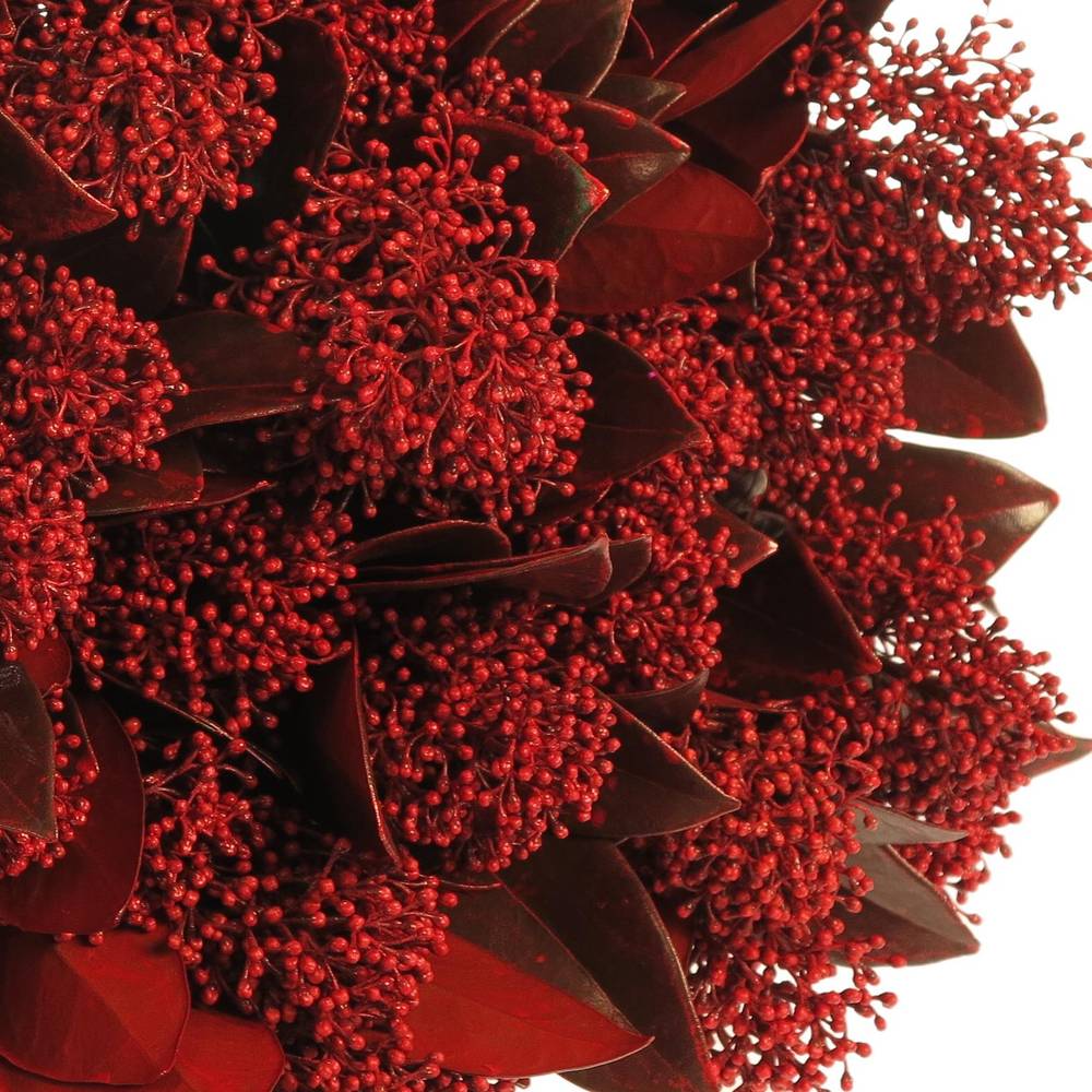 Skimmia rot gefärbt 45cm