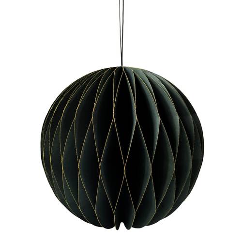 Faltbarer Hänger Kugel dunkel grün D24cm