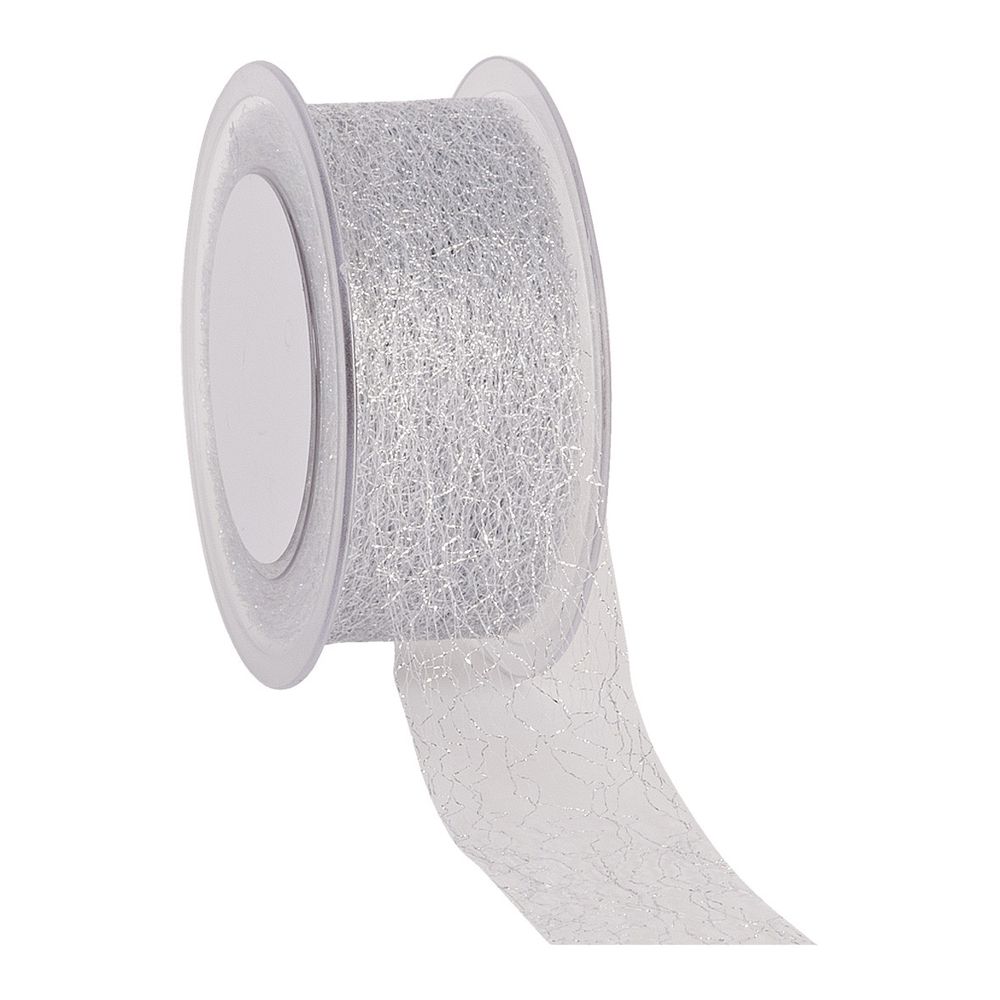 Band C-Shiny web silber 38mm 25m