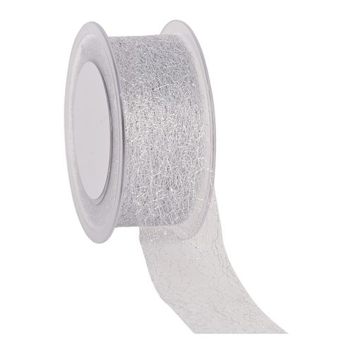 Band C-Shiny web silber 38mm 25m
