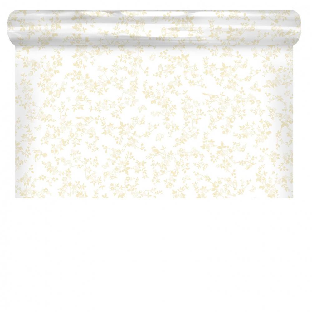 Folie Rolle 80cm Vogel beige 100m