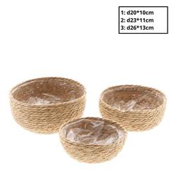 Korb Nora natur 3/Set D26cm H13cm