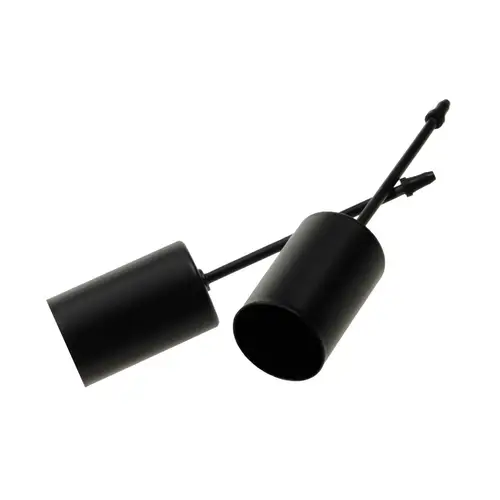 Kerzenhälter schwarz D02.5cm H06cm x4 