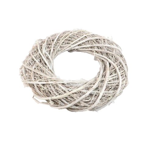 Kranz weiss gebleicht Weide D40cm