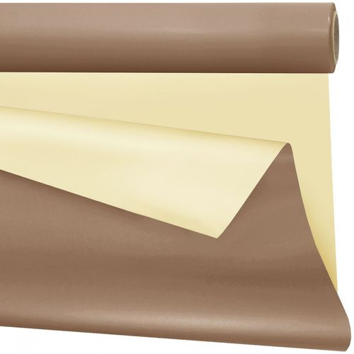 Folie Rolle 80cm Duo Matt hellbraun/crem 40m