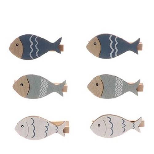 Klammer Fish D05cm x6