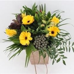 Strauß gelb Nora 30cm 20 Stiele