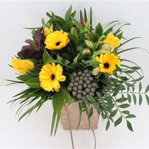 Strauß gelb Nora 30cm 20 Stiele