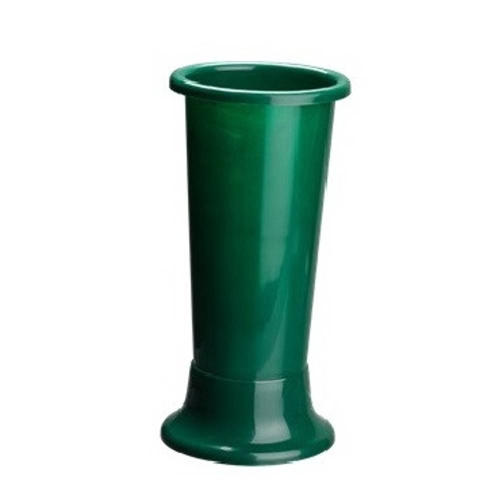 Kunststoff Vase Ideal grün D14cm H35cm
