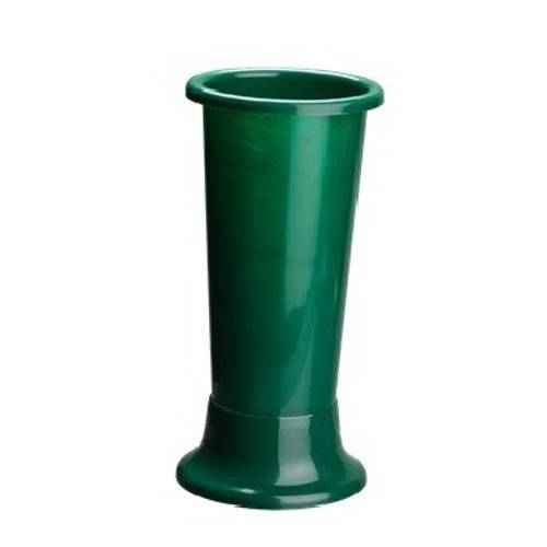 Kunststoff Vase Ideal grün D14cm H35cm