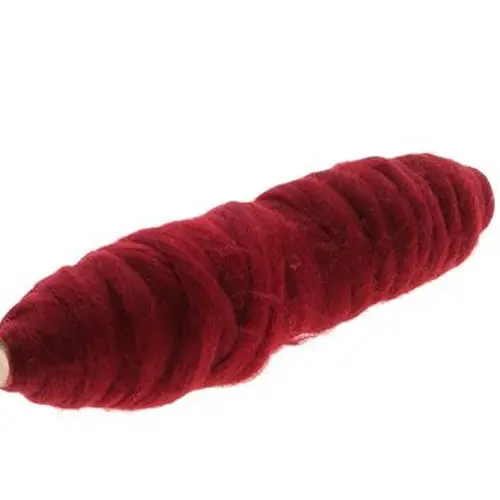 Seil Stoffband weinrot 15mm 10m