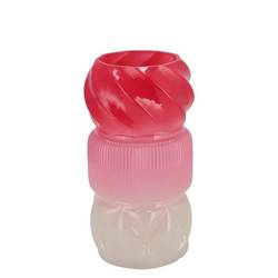 Glas Vase Mae rosa 11x11x20cm