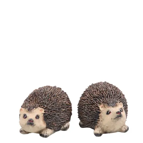 Deko Igel braun 10x07x06cm