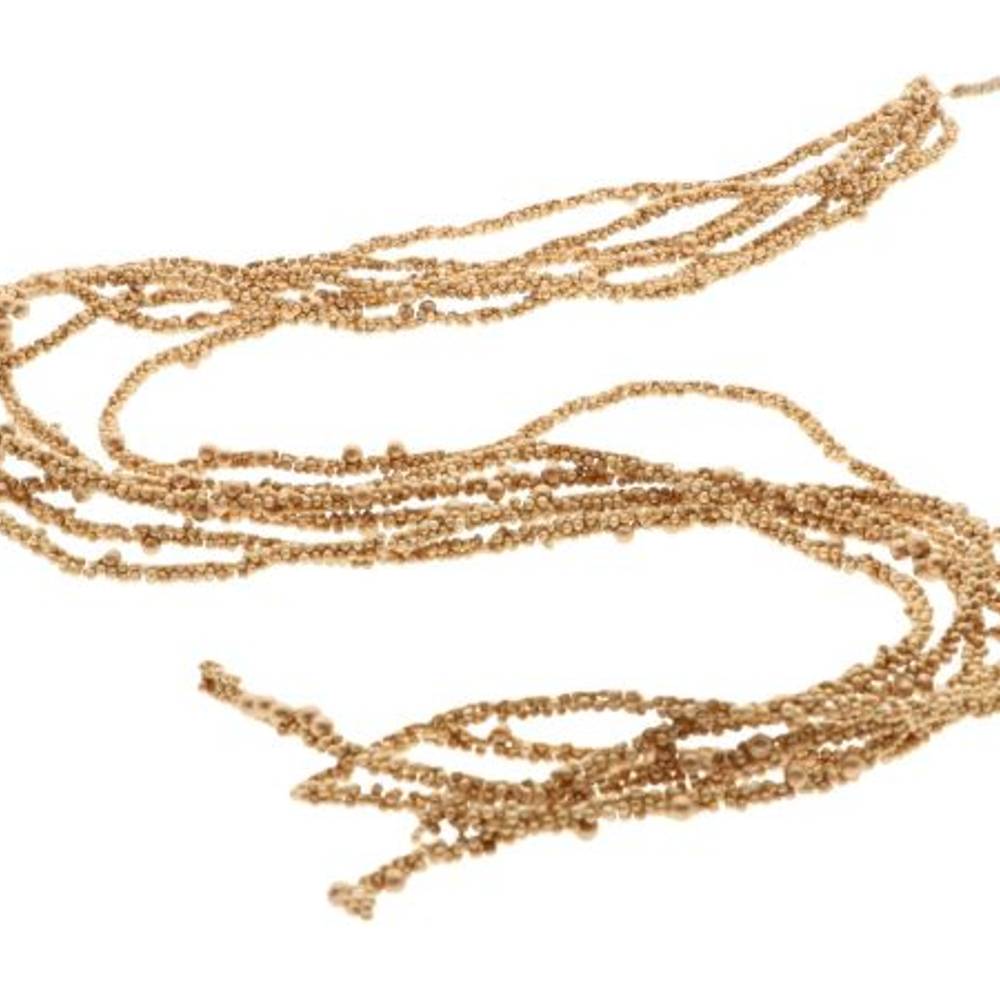 Girlande Perle gold L140cm