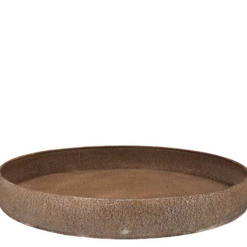 Metall Teller Kaya Edge bronze 37x06cm
