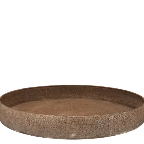 Metall Teller Kaya Edge bronze 37x06cm