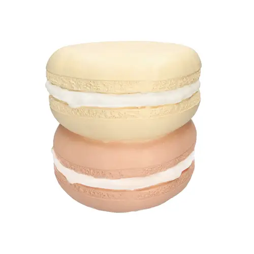 Beistelltisch Macaron lachs/gelb D30cm H31cm