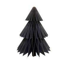 Deko Baum Papier Spitze blau H20cm faltbar