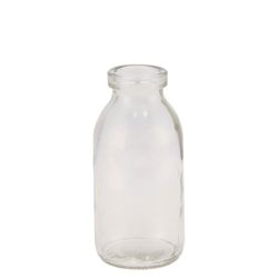 Glas Flasche Milchflasche D05cm H11cm