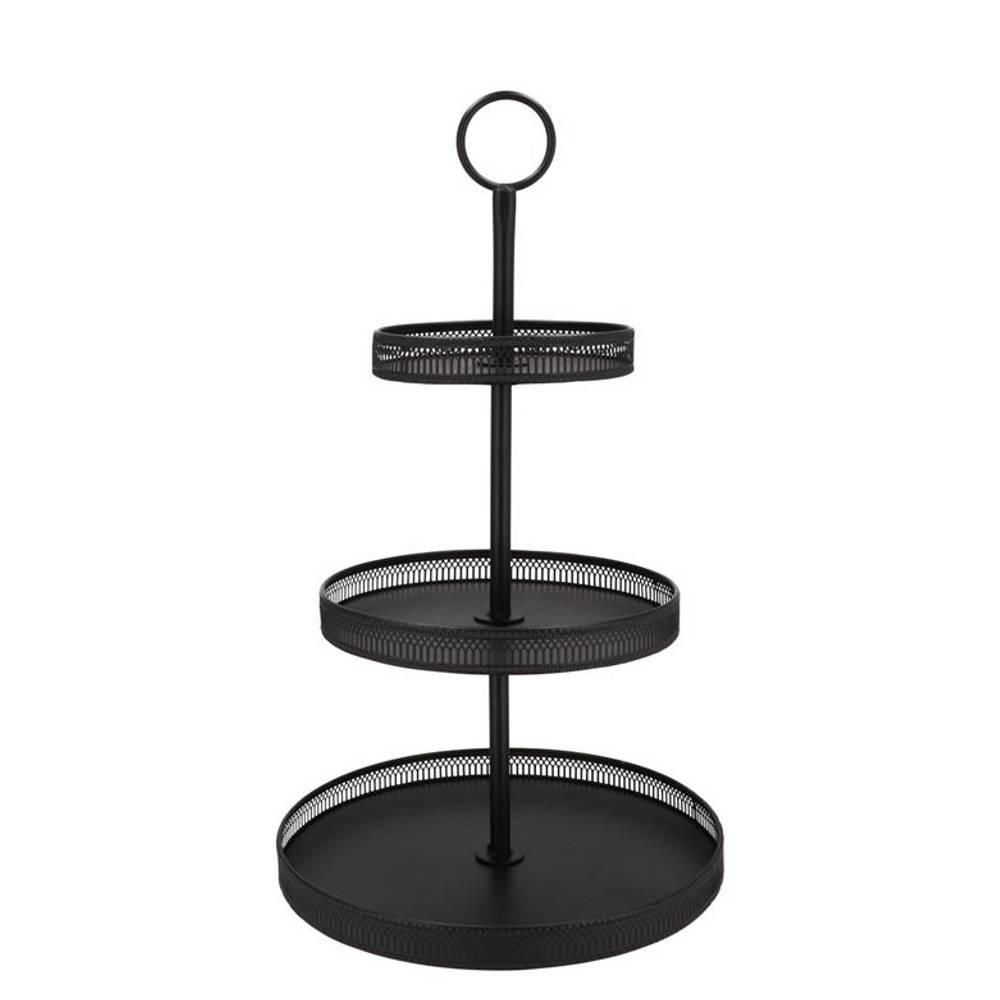 Etagere schwarz 37x65cm