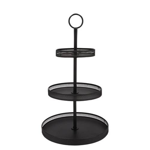 Etagere schwarz 37x65cm