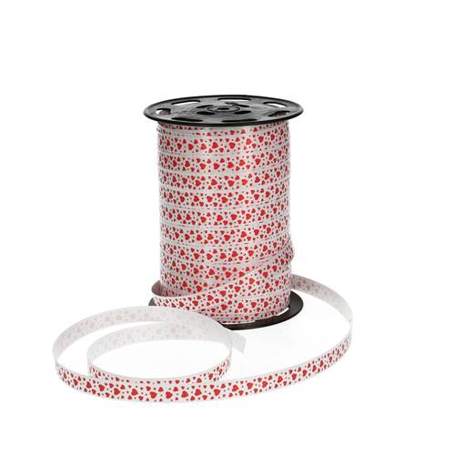 Ziehband Herz rot 10mm 225m