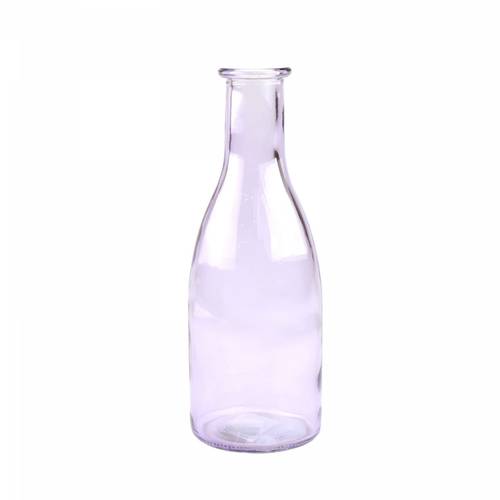 Glas Flasche Moroni lila D06.5cm H18cm