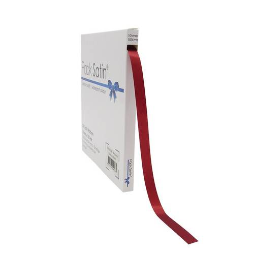 Band Satin weinrot 10mm 100m