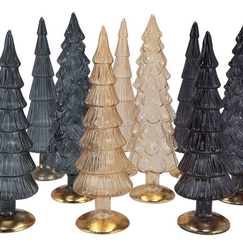 Weihnachtsbaum schwarz glas  9x35cm