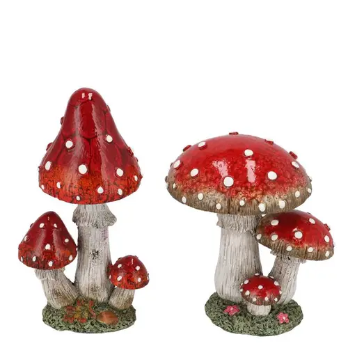 Deko Pilz Wonderland Boletus mix 08x08x09cm