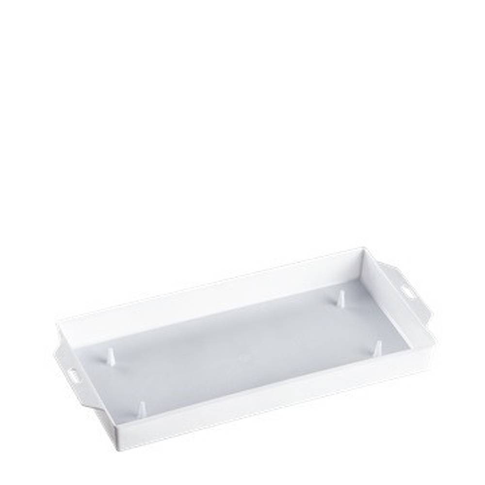 Kunststoff Schale weiss 11x07x02.5cm 