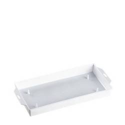Kunststoff Schale weiss 11x07x02.5cm 