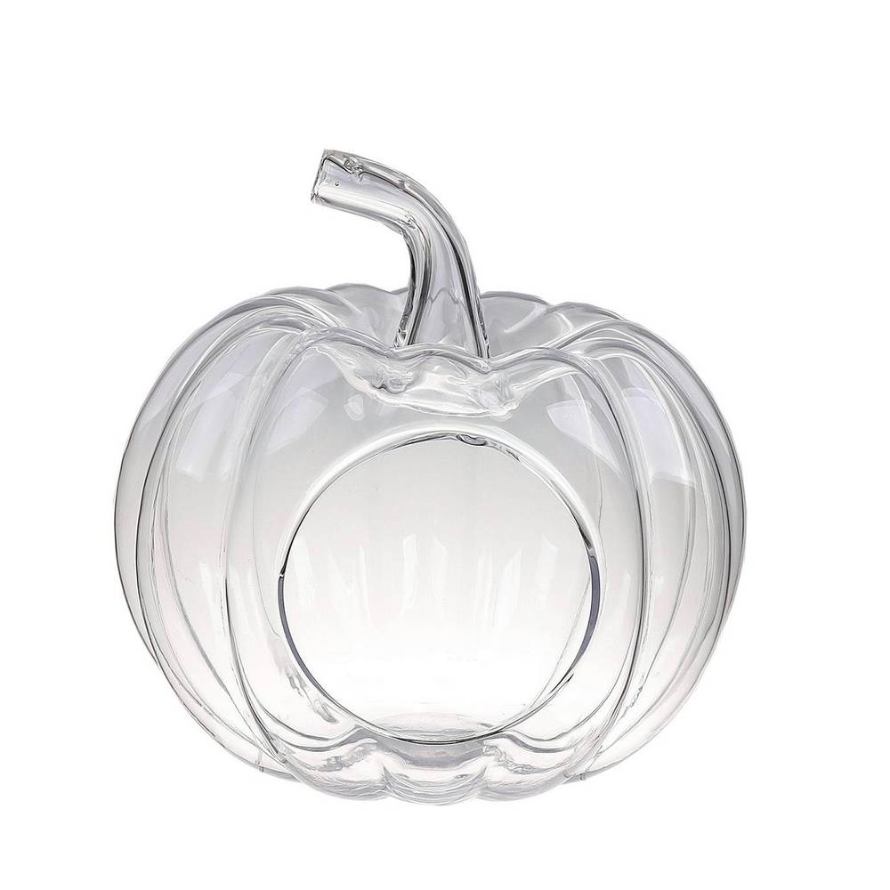 Glas Terrarium Kürbis D23cm H24cm