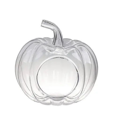 Glas Terrarium Kürbis D23cm H24cm