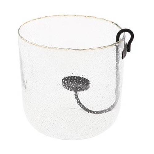 Glas Teelicht Paree D25cm H25cm